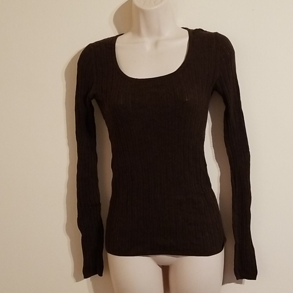 Moda International Women's Brown Eyelet Sweater — image 7 of 8